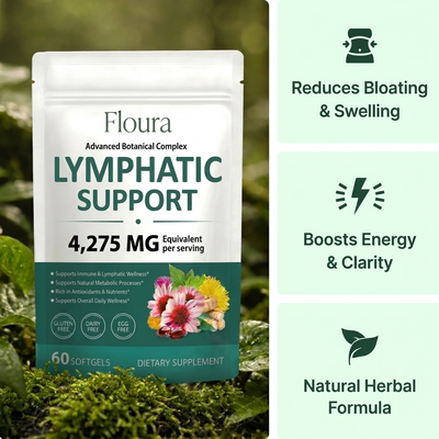 Floura Lymphatic Drainage Softgels