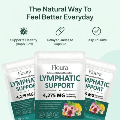 Floura Lymphatic Drainage Softgels