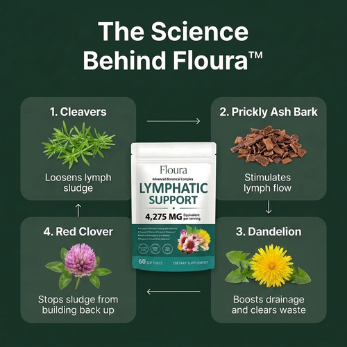 Floura Lymphatic Drainage Softgels